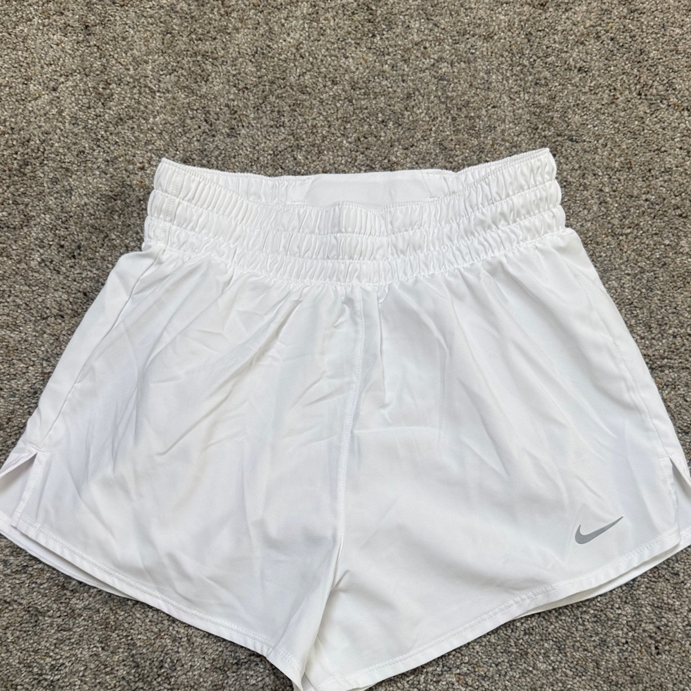 Nike Women’s White Dri-Fit Running Shorts